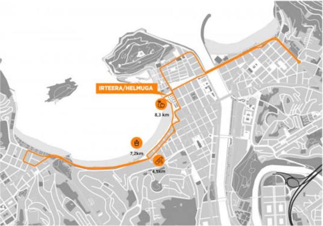 Cortes de tráfico mañana en Donostia por el circuito de la Carrera de